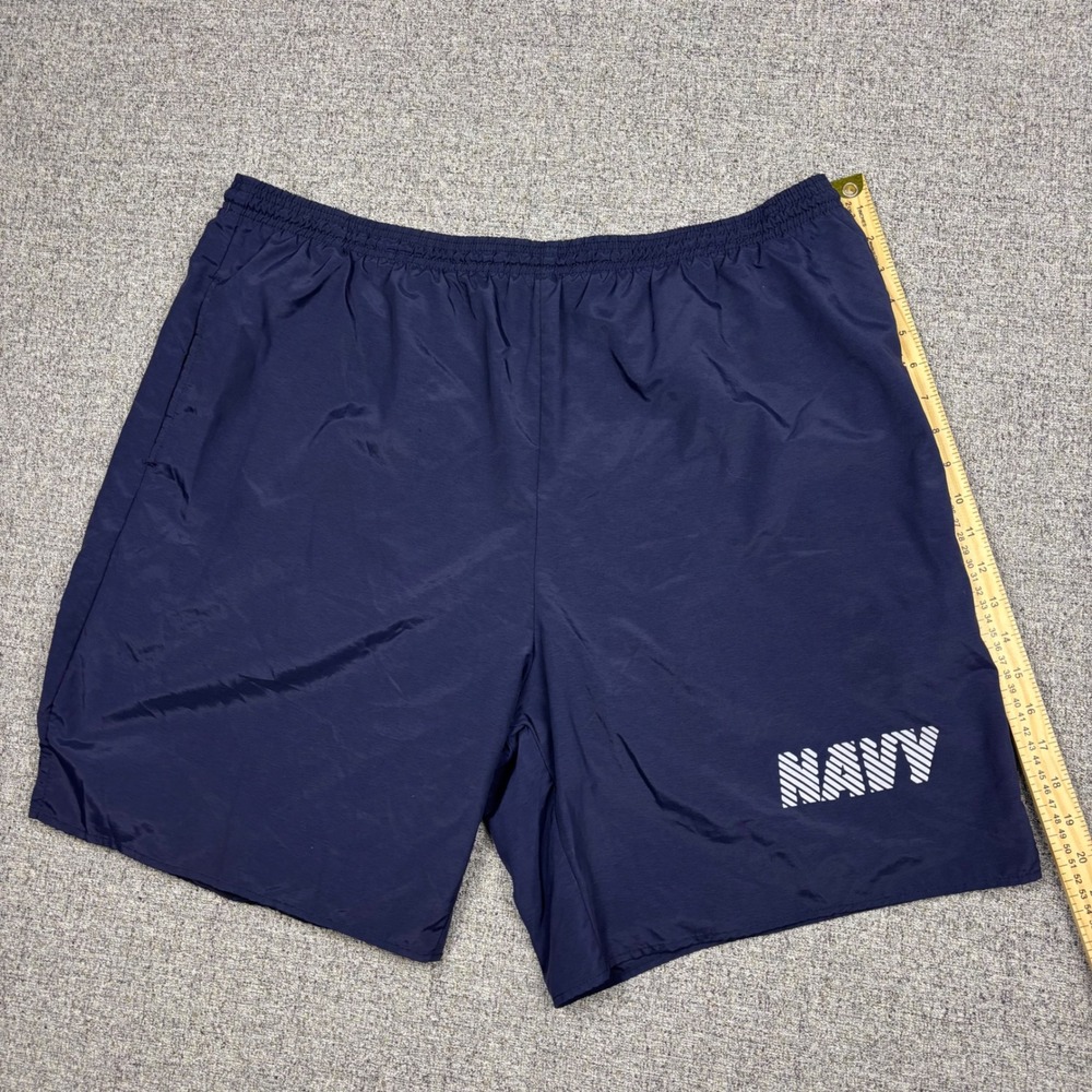 U.S. Navy Shorts Mens 2XL Blue USN PT Athletic Soffe